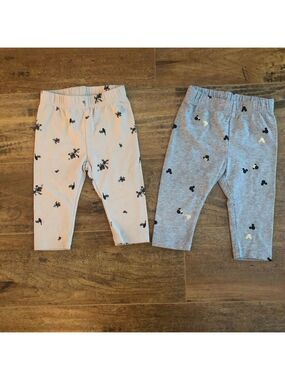 GAP Baby Organic Cotton Leggings 2-Pack 3-6M